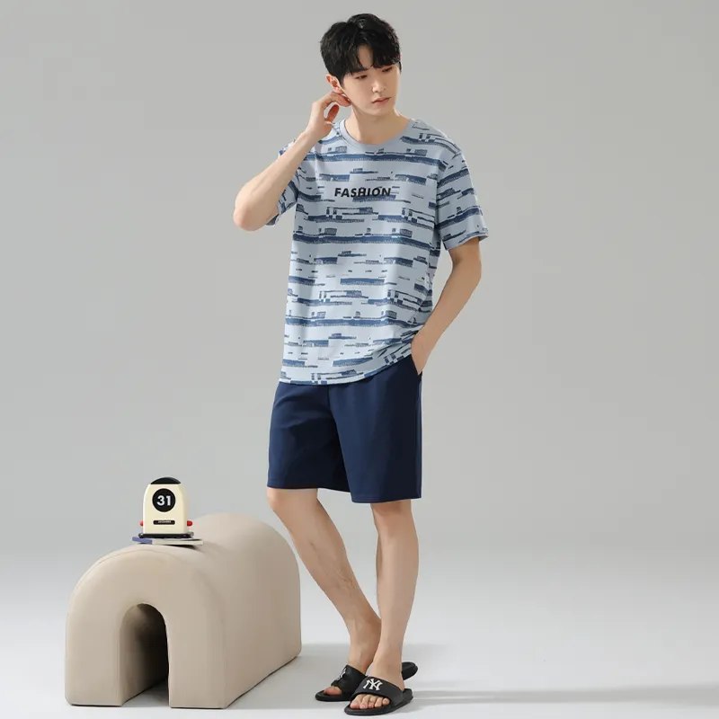 MIIOW Trend Party Series Pajama Set Men's Shopping Bag-23