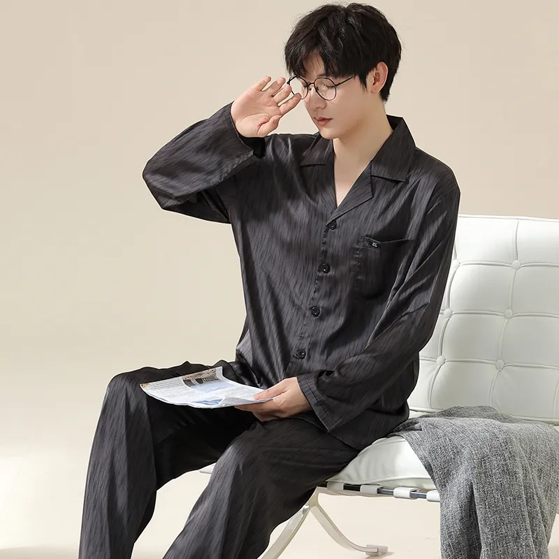 MIIOW Trend Party Series Pajama Set Men's Shopping Bag Image Color-2