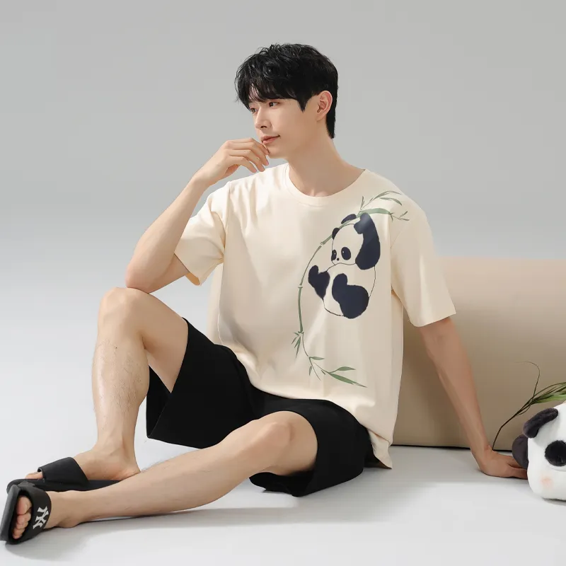 MIIOW Trend Party Series Pajama Set Men's Shopping Bag-24