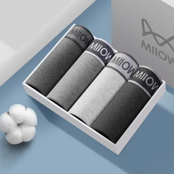 MIIOW Trend Party Series Underpants Men's Shopping Bag 2 Pack