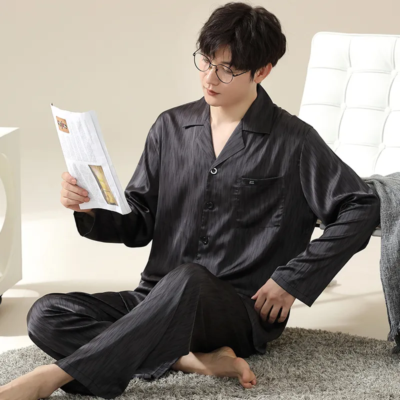 MIIOW Trend Party Series Pajama Set Men's Shopping Bag Image Color-3