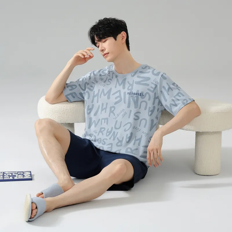 MIIOW Trend Party Series Pajama Set Men's Shopping Bag-37