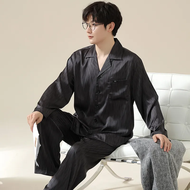 MIIOW Trend Party Series Pajama Set Men's Shopping Bag Image Color-5