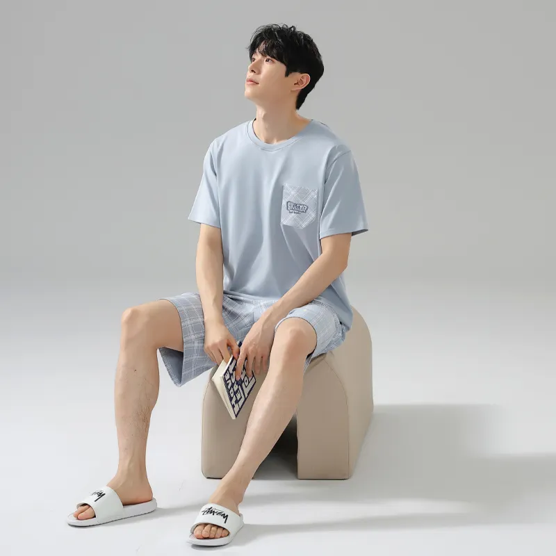 MIIOW Trend Party Series Pajama Set Men's Shopping Bag-11