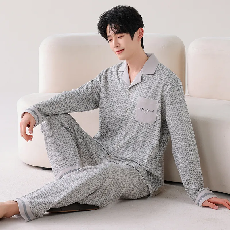 MIIOW Trend Party Series Pajama Set Men's Shopping Bag-28
