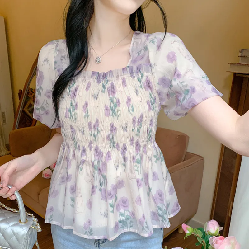 Pink Avril Shirt Women's Floral-9