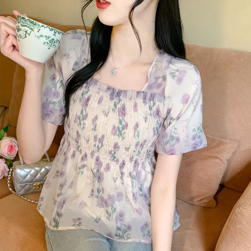 Pink Avril Shirt Women's Floral-4