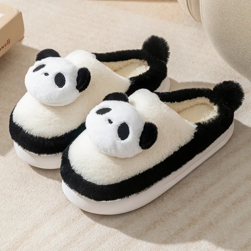 Cute Cartoon Small Animal Fall And Winter Home, Cotton Slippers Unisex-1