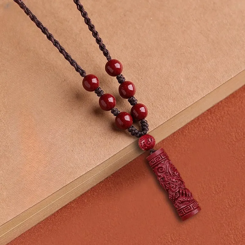 Dora Skewers Cinnabar Pendants Unisex-1
