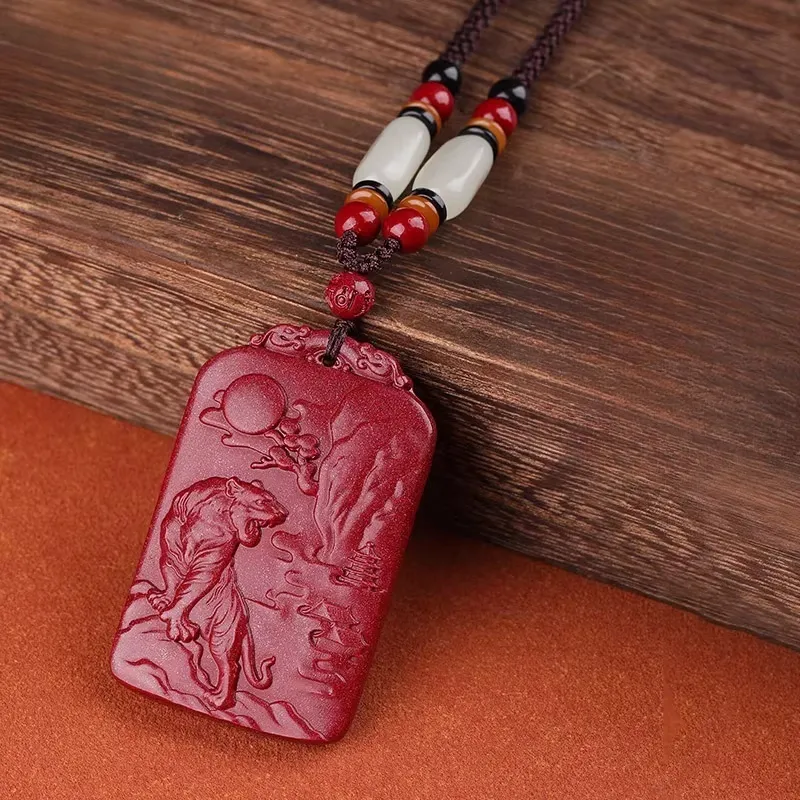 Dora Skewers Cinnabar Pendants Unisex-2