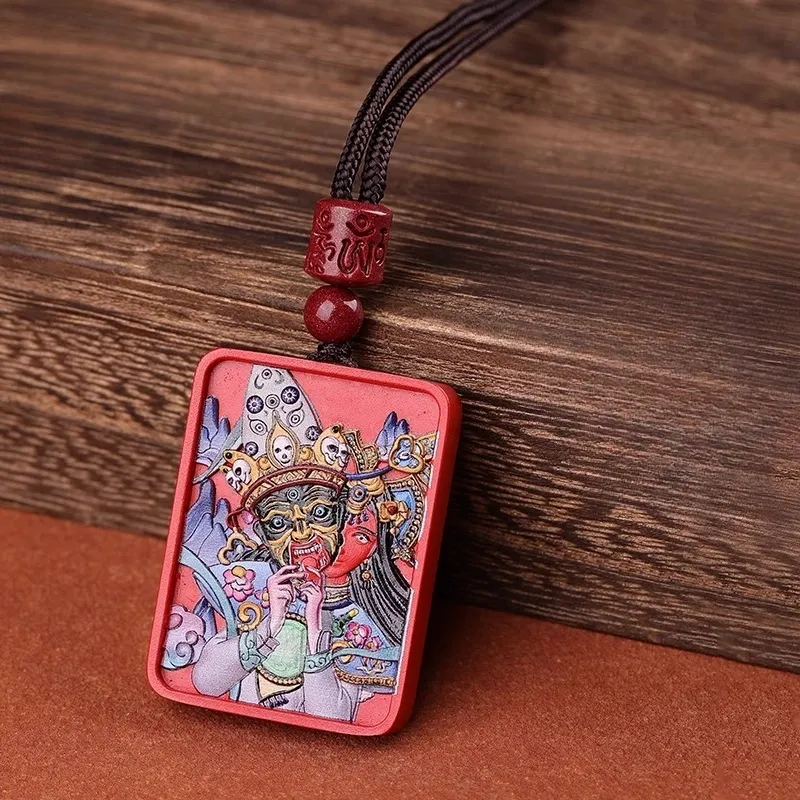 Dora Skewers Cinnabar Pendants Unisex-2