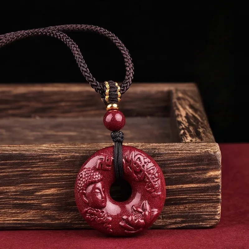 Dora Skewers Cinnabar Pendants Unisex-2