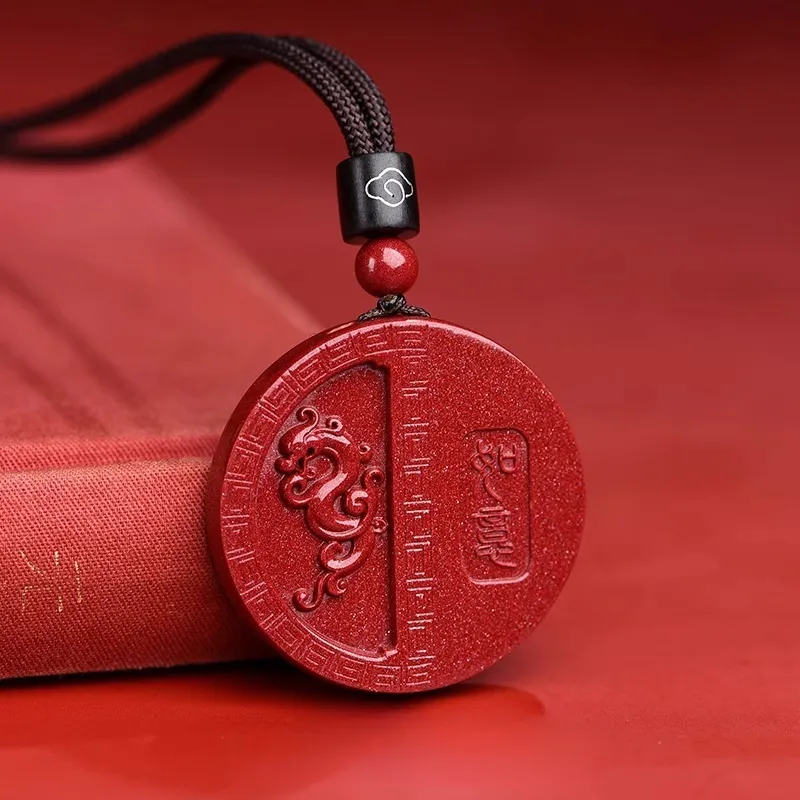 Dora Skewers Cinnabar Pendants Unisex-2