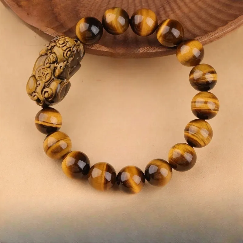 Dora Skewers Tiger's Eye Stone Bracelets Unisex-1