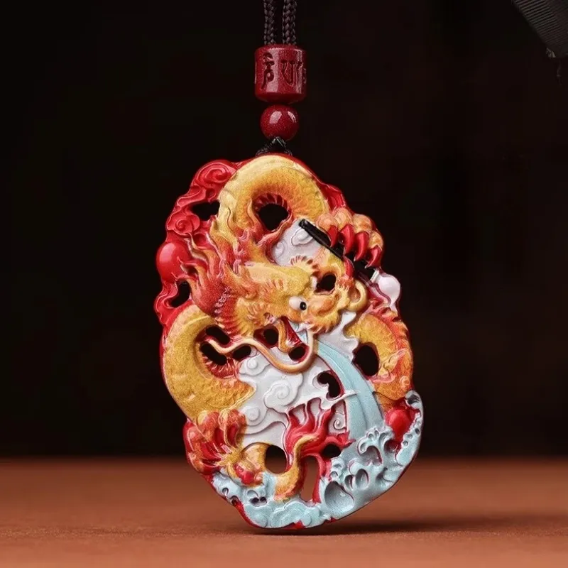Dora Skewers Cinnabar Pendants Unisex-1