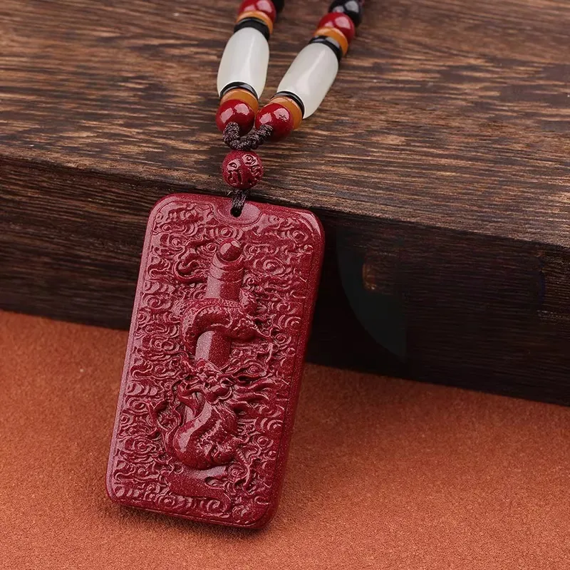Dora Skewers Cinnabar Pendants Unisex-2