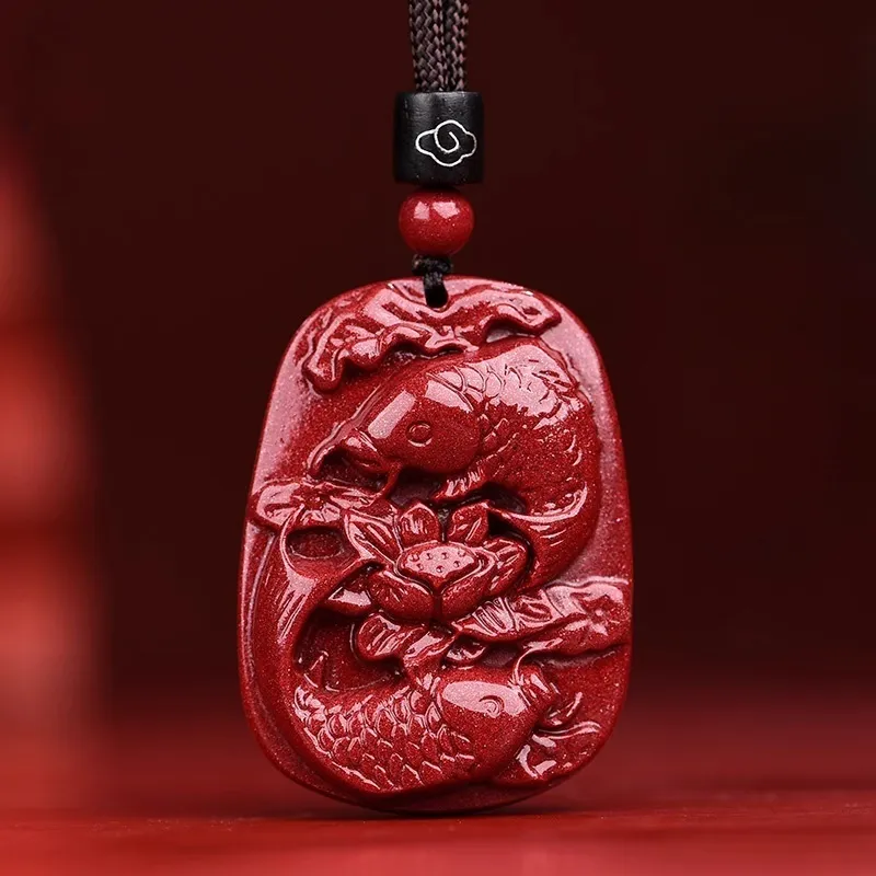 Dora Skewers Cinnabar Pendants Unisex-1