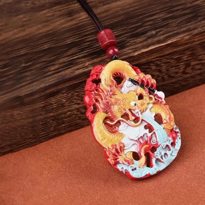 Dora Skewers Cinnabar Pendants Unisex-2