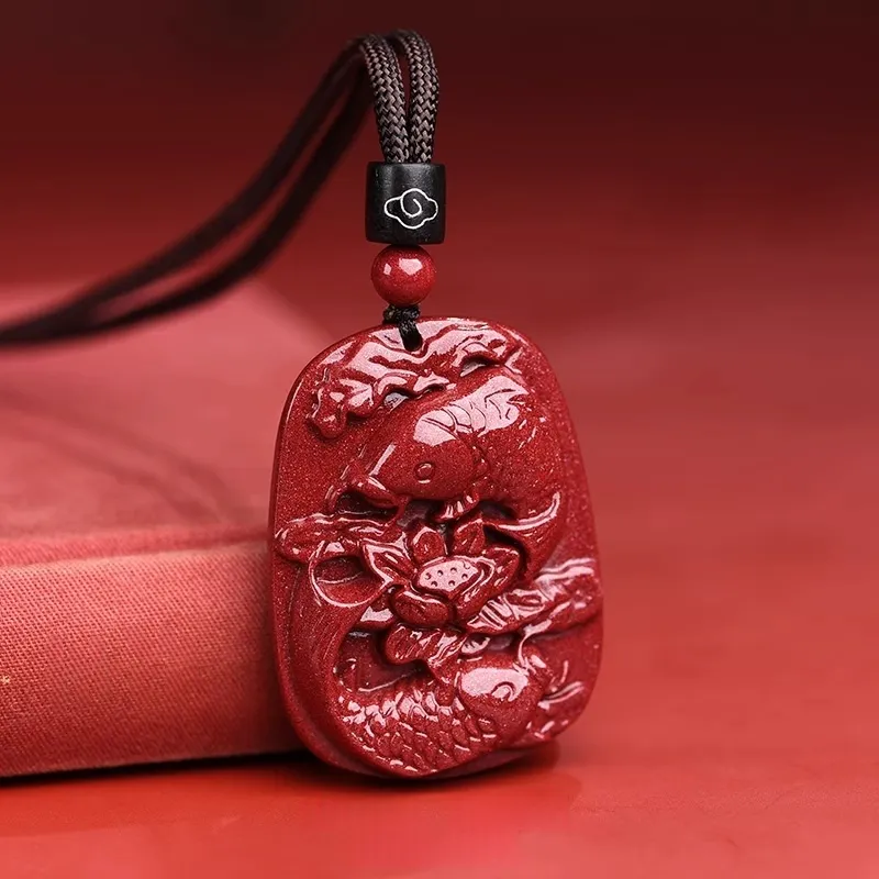 Dora Skewers Cinnabar Pendants Unisex-2