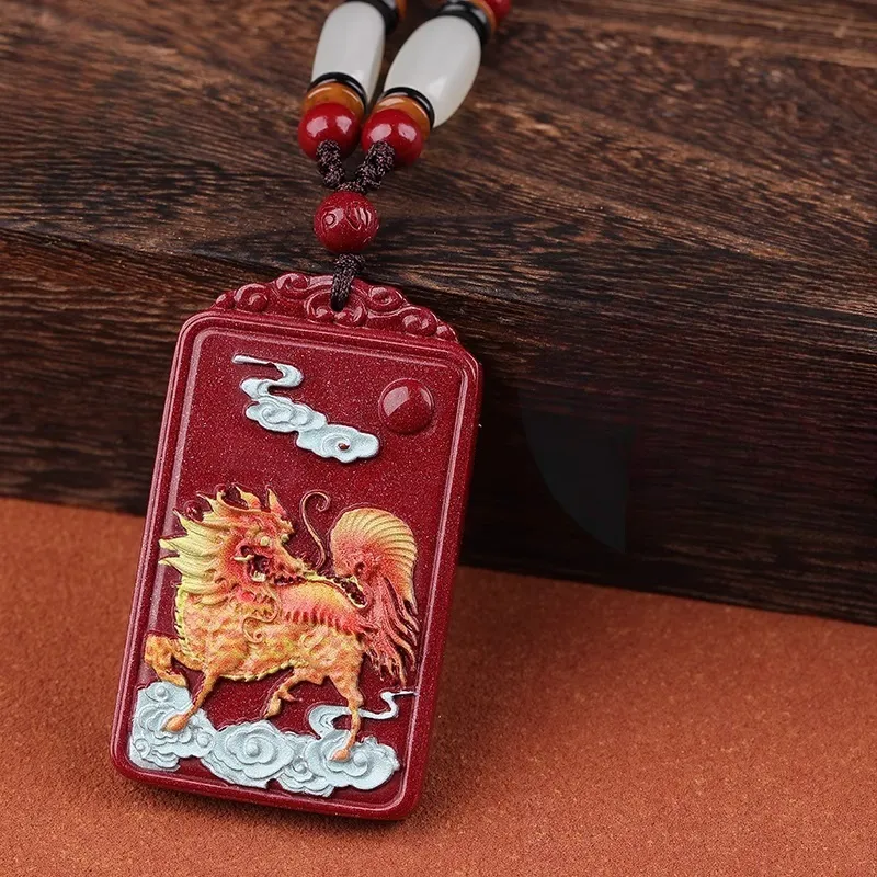 Dora Skewers Cinnabar Pendants Unisex-2
