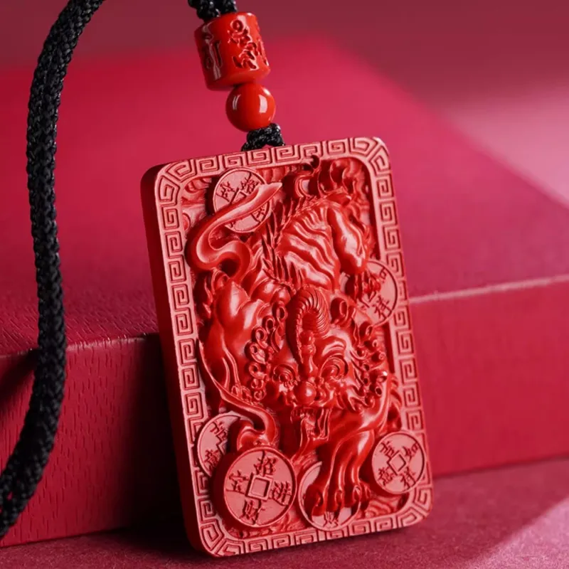 Dora Skewers Cinnabar Pendants Unisex-2