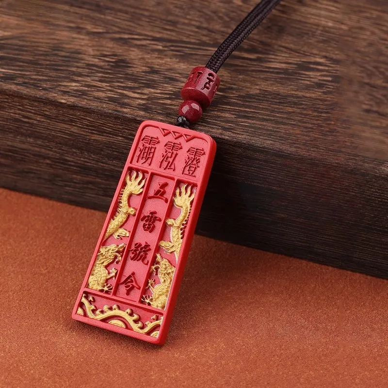 Dora Skewers Cinnabar Pendants Unisex-2