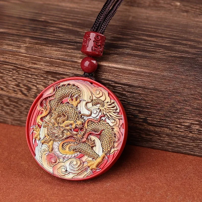 Dora Skewers Cinnabar Pendants Unisex-2