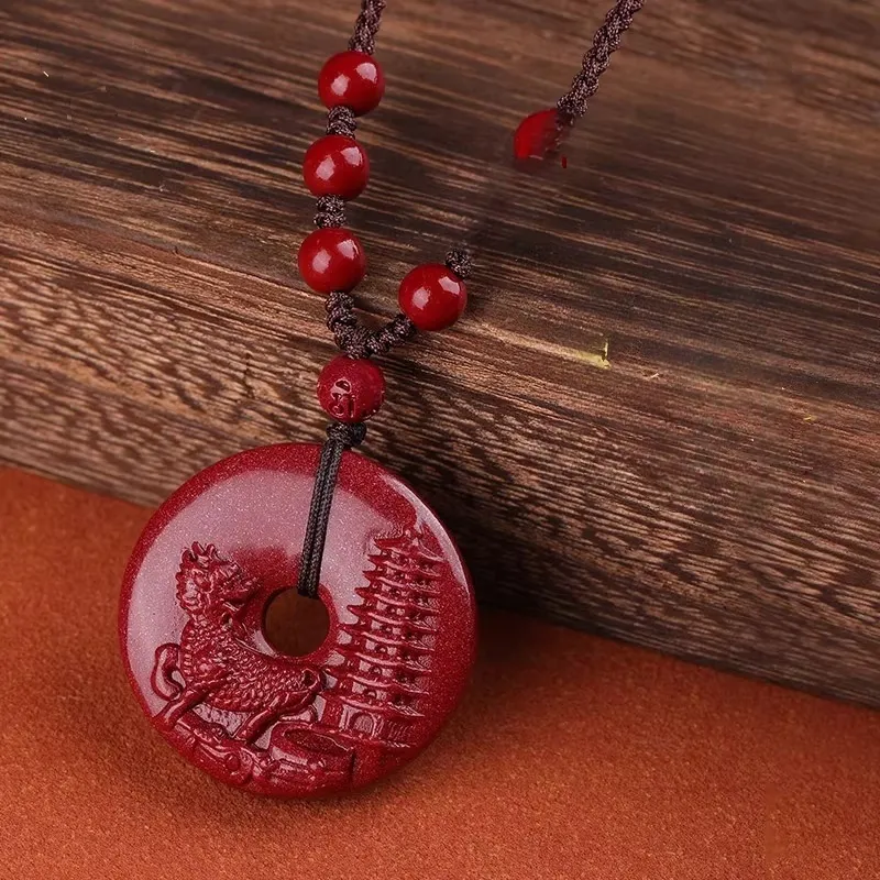 Dora Skewers Cinnabar Pendants Unisex-2