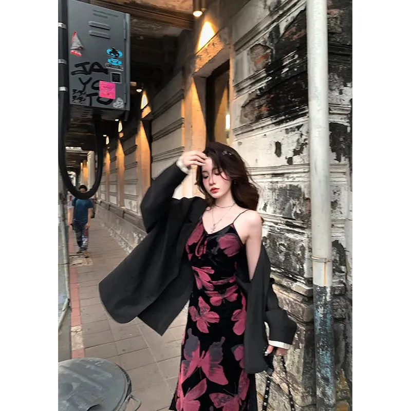 PUREIDOL Slip Dress Women's Floral-8