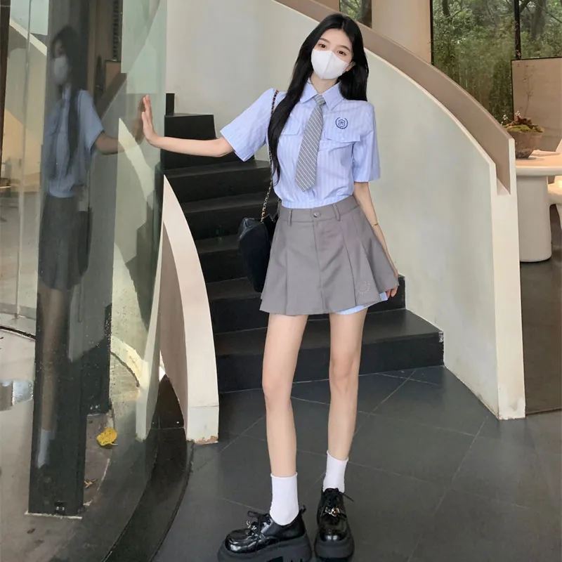 PUREIDOL Two Piece Skirt Sets Women's-4