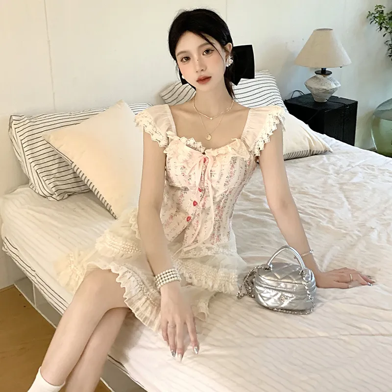 PUREIDOL Skirt Set Women's Two Piece Set Top+Skirt-2
