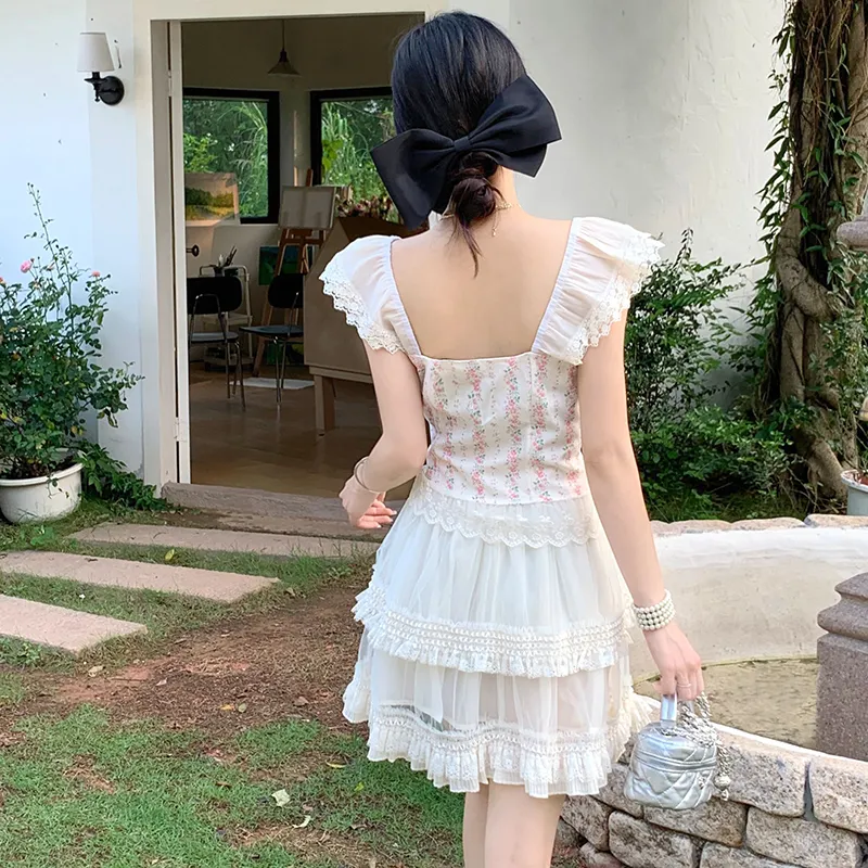 PUREIDOL Skirt Set Women's Two Piece Set Top+Skirt-5