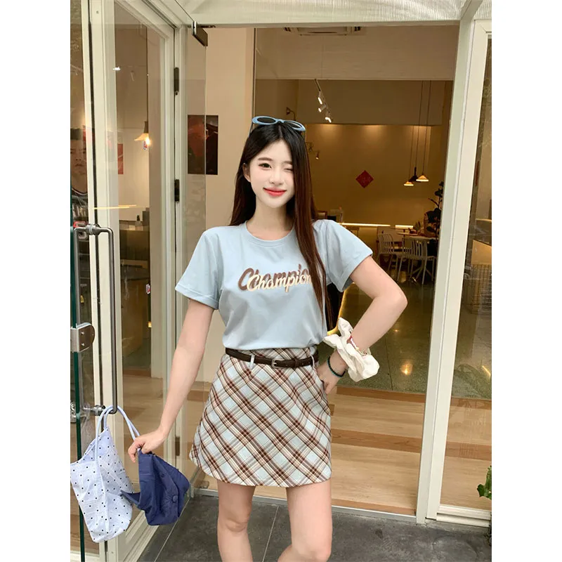 PUREIDOL Two Piece Skirt Sets Women's-5