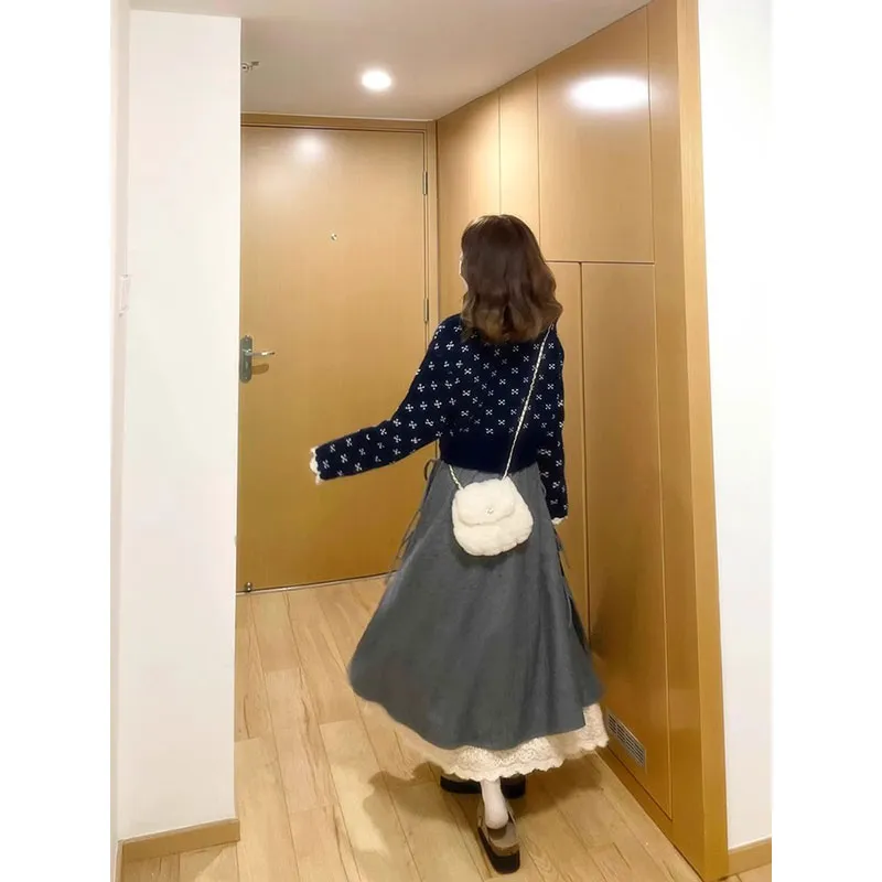 PUREIDOL Two Piece Skirt Sets Women's-4