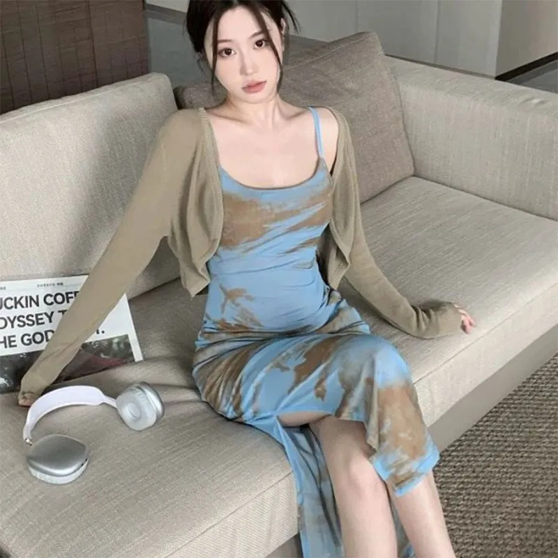 PUREIDOL Slip Dresses Women's Camisole Dress-5