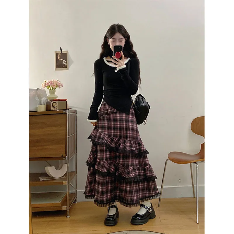 PUREIDOL Two Piece Skirt Sets Women's-6