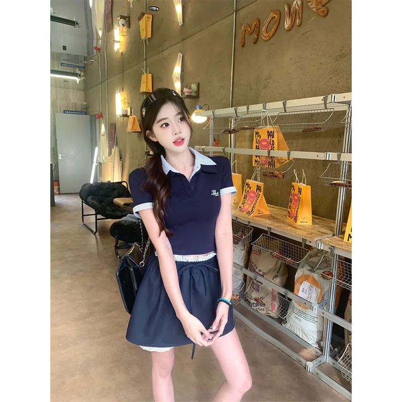 PUREIDOL Two Piece Skirt Sets Women's-4