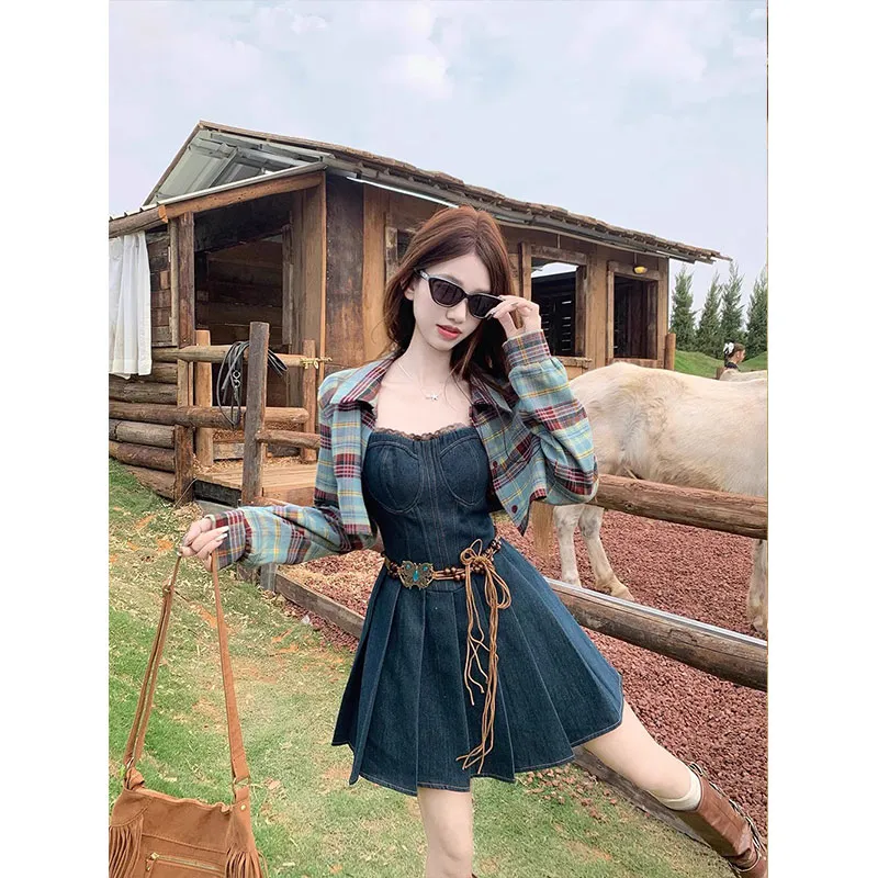 PUREIDOL Two Piece Skirt Sets Women's-4