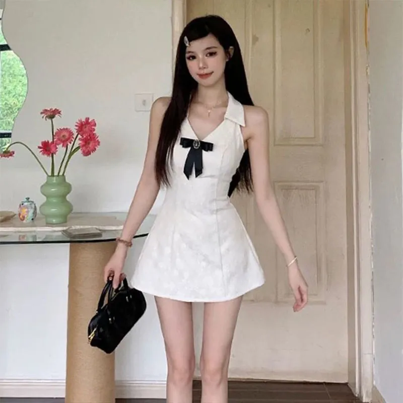PUREIDOL Sleeveless Dress Women's White-5