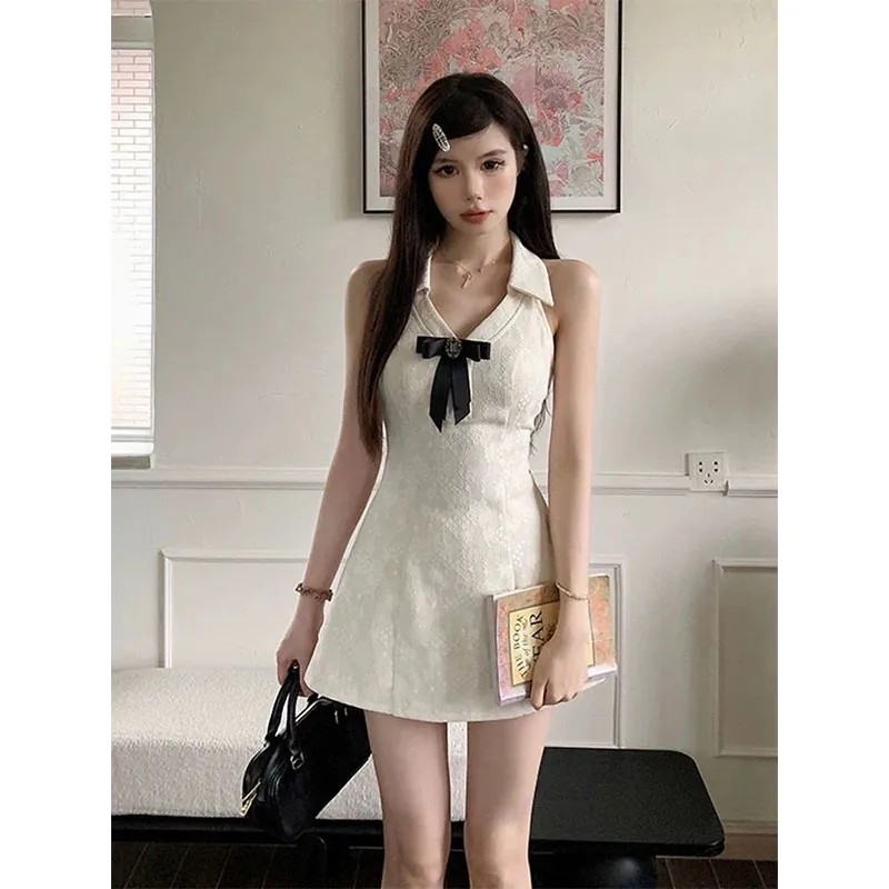 PUREIDOL Sleeveless Dress Women's White-6