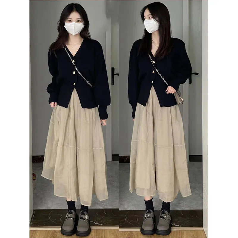PUREIDOL Two Piece Skirt Sets Women's-2