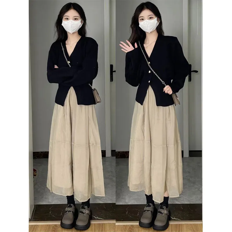 PUREIDOL Two Piece Skirt Sets Women's-5