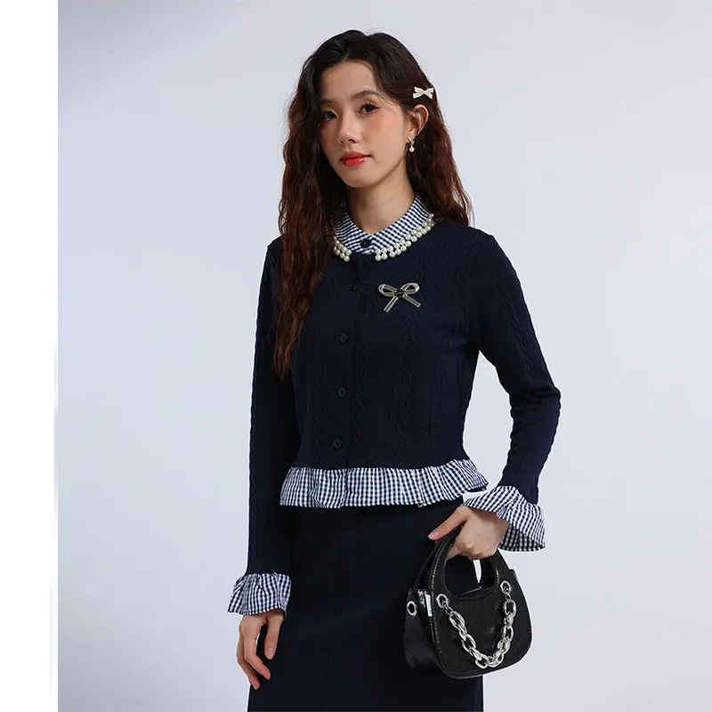 PUREIDOL Skirt Set Women's Blue-4
