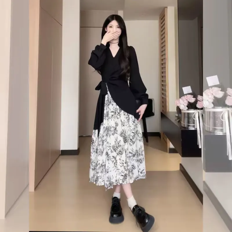 PUREIDOL Two Piece Skirt Sets Women's-3