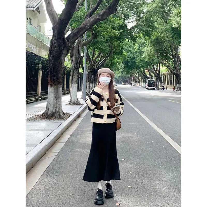 PUREIDOL Two Piece Skirt Sets Women's-5