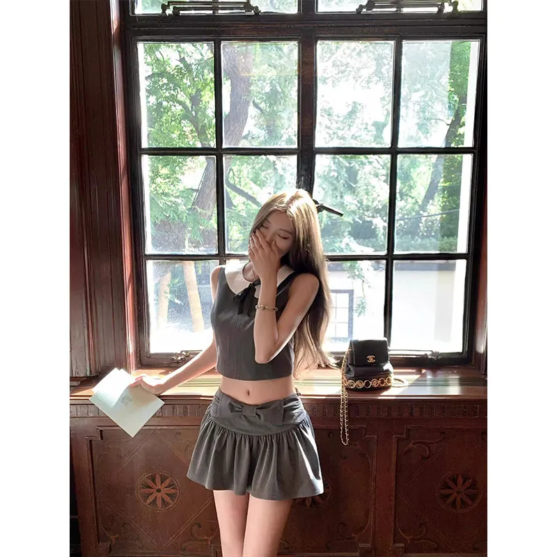 PUREIDOL Two Piece Skirt Sets Women's-3