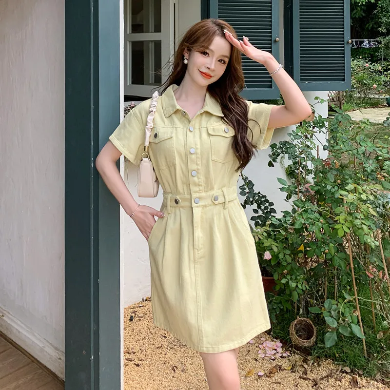 PUREIDOL Short Sleeved Dresses Women's-4