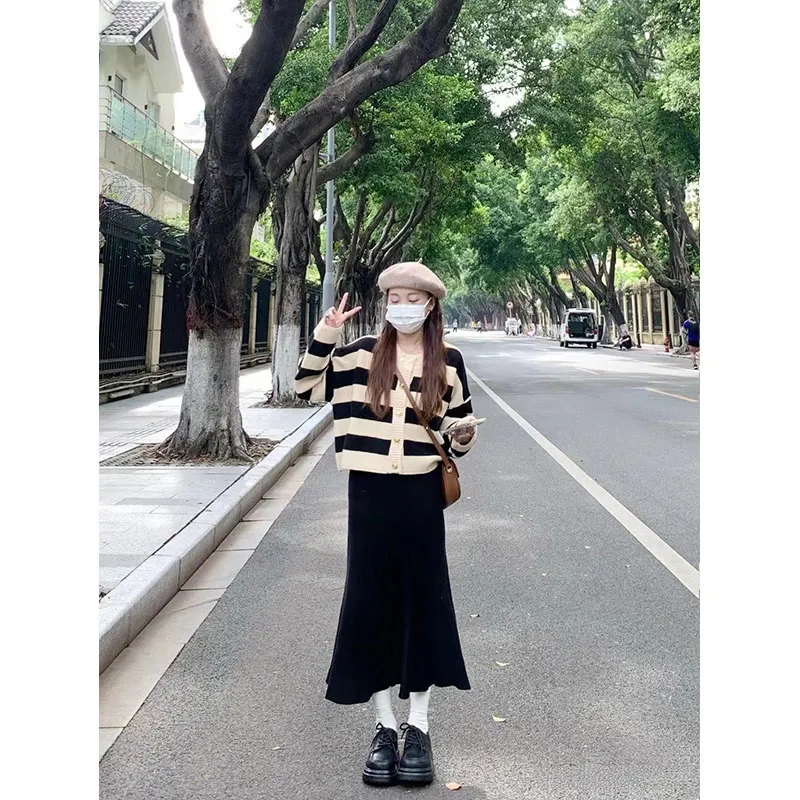 PUREIDOL Two Piece Skirt Sets Women's-4