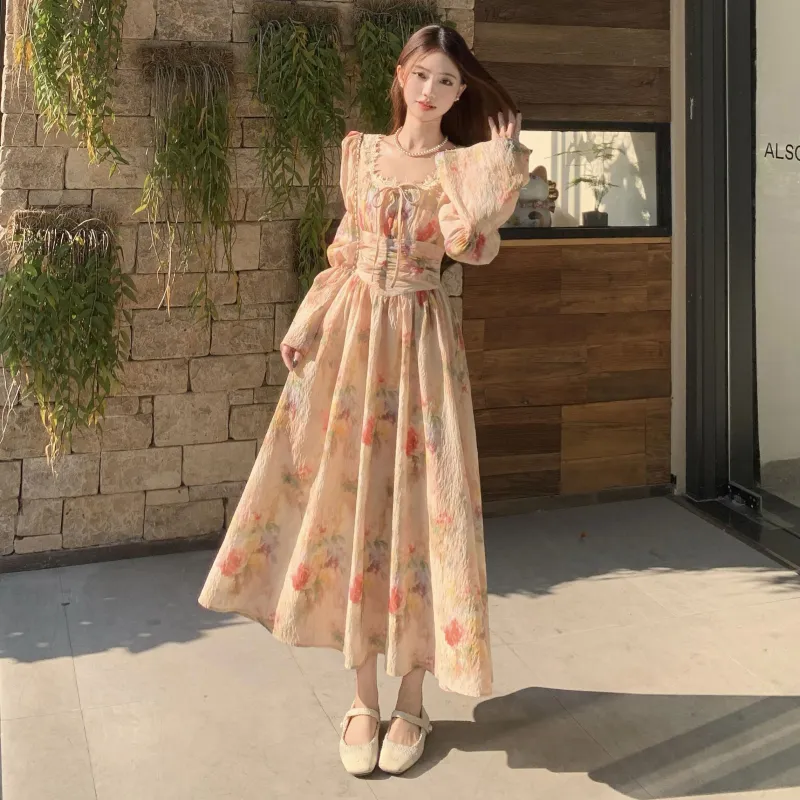 PUREIDOL Long Sleeved Dresses Women's-5