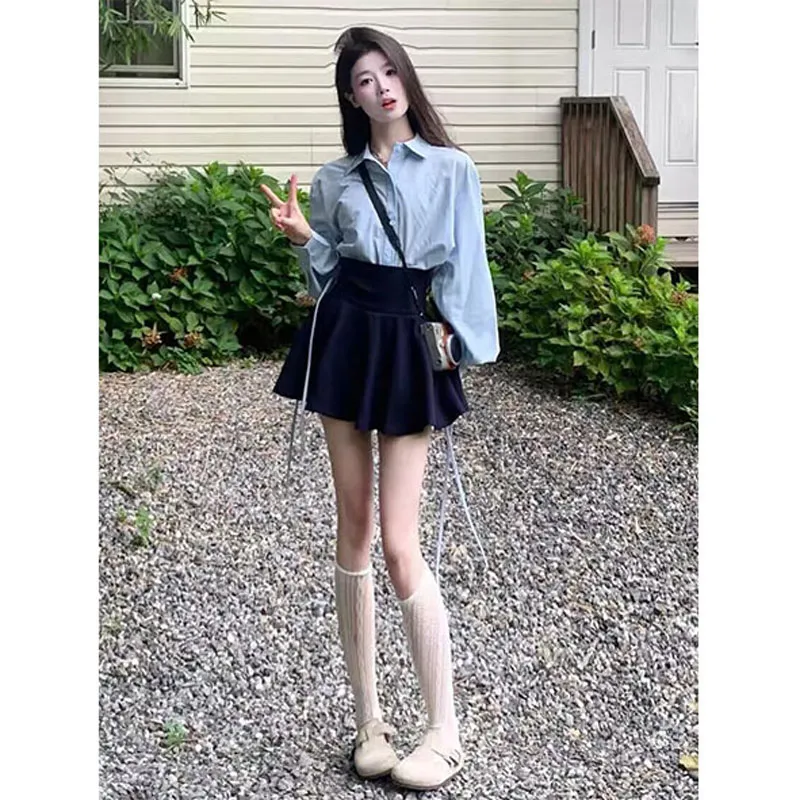 PUREIDOL Two Piece Skirt Sets Women's-5